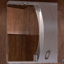 Зеркало со шкафом Corozo Наина 60 SD-00000298 с подсветкой Белое