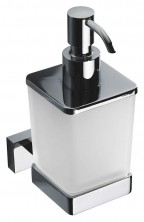 Дозатор для жидкого мыла Bemeta Plaza 118209049 Хром/Прозрачный
