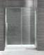 Душевая дверь в нишу Cezares Lux Soft W-BF-1 150 профиль Хром стекло прозрачное