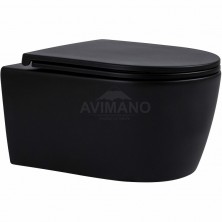Унитаз Avimano Ambition 1000052 подвесной Черный матовый с сиденьем Микролифт