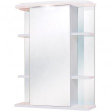 Зеркальный шкаф Onika Глория 55.01 L 205504 с подсветкой Белый