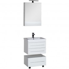 Комплект мебели для ванной Aquanet Нота 58 165376 Белый