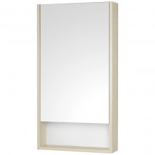 Зеркальный шкаф Акватон Сканди 45 1A252002SDB20 Белый Дуб верона