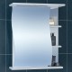 Зеркальный шкаф СанТа Волна 60 L 101015 с подсветкой Белый