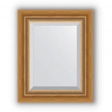 Зеркало Evoform Exclusive 53х43 Состаренное золото с плетением