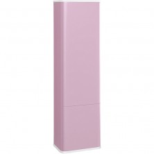 Шкаф пенал Jorno Pastel 35 Pas.04.125/P/PI подвесной Розовой иней