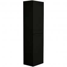Шкаф пенал Art&Max AM-Platino-1500-2A-SO-NM подвесной Черный матовый