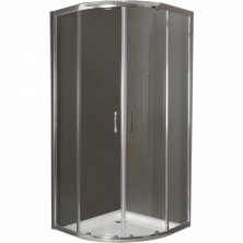 Душевой уголок BelBagno UNO-195-R-2-80-C-Cr 80х80 профиль Хром стекло прозрачное