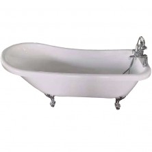Акриловая ванна Cerutti SPA Retro 170x75 CT8723 Белая