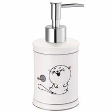 Дозатор для жидкого мыла Fora Happy Cats FOR-HC021 Черно-белый