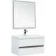 Комплект мебели для ванной Aquanet Беркли 80 258909 подвесной Белый Дуб рошелье