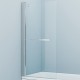 Шторка на ванну Iddis Slide 75х145 SLI5CS7i90 профиль Хром стекло прозрачное