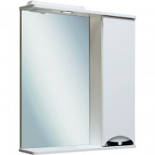 Зеркало со шкафом Runo Барселона 65 R 00000001036 с подсветкой Белое
