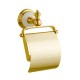 Держатель туалетной бумаги Boheme Palazzo Bianco 10101 с крышкой Золото