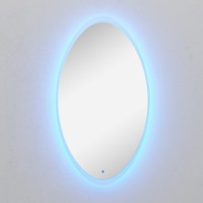 Зеркало Velvex Luna 60 zkLUN.60-21 с подсветкой Хром