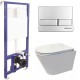 Комплект унитаза Koller Pool Orion OR-0515-RW с инсталляцией Berges Wasserhaus Novum L3 040213 с сиденьем Микролифт и клавишей смыва Хром