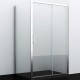 Душевой уголок WasserKRAFT Main 110x100 41S16 профиль Серебристый стекло прозрачное