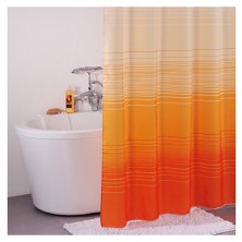Штора для ванны Iddis Horizon Orange 200x200 Оранжевая