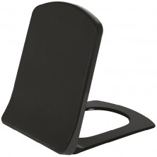 Сиденье для унитаза Creavit Lara KC1603.01.1400E Черное матовое с микролифтом