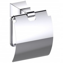 Держатель туалетной бумаги Art&Max Genova AM-M-015-CR с крышкой Хром