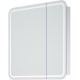 Зеркальный шкаф Corozo Алабама 80/С SD-00000902 с подсветкой Белый