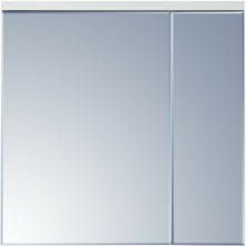 Зеркальный шкаф Акватон Брук 80 1A200602BC010 с подсветкой Белый