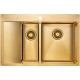 Кухонная мойка Paulmark Union 78 PM537851-BGR Брашированное золото