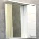 Зеркало со шкафом Comforty Модена М-60 00-00001639 Белое матовое