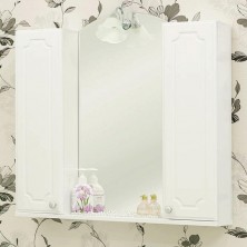 Зеркальный шкаф Sanflor Ксения 80 Н0000000119 Белый