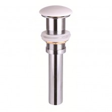 Донный клапан для раковины Ceramica Nova CN2000 click-clack Белый