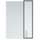 Зеркало со шкафом Corozo Спектр 50 SD-00000708 Серое Белое
