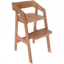 Детский растущий стул Bark Wood 01-10-002 Дуб белый