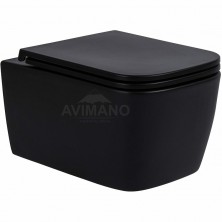 Унитаз Avimano Vision 1000042 подвесной Черный матовый с сиденьем Микролифт